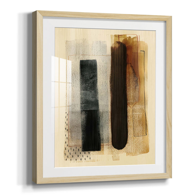 Neutral Frame II, reproduction encadrée, Blanc, Papier avec cadre naturel