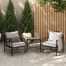 Pertti - Person Patio Conversation Sets with Cushions