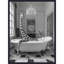 Girafe Glam Soak par Kever, reproduction d'art sur toile encadrée-484348452