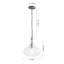 Luminaire suspendu en verre ondulé 1 lumière-107381851