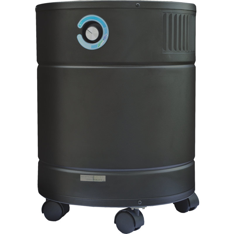 AirMedic Pro 5 HD Vocarb-UV Room HEPA Air Purifier, Black
