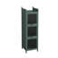 Armoire de porte moderne en verre à trois niveaux avec rangement à quatre niveaux, pour le hall d'entrée, la salle de bain et la salle à manger-1294192363