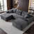 U-Shape - Right Facing Chaise selected