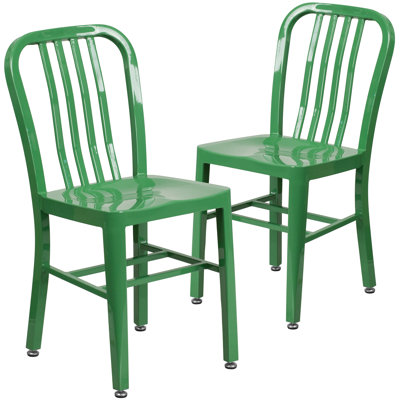 Commercial Grade Metal Indoor-Outdoor Bistro Chair