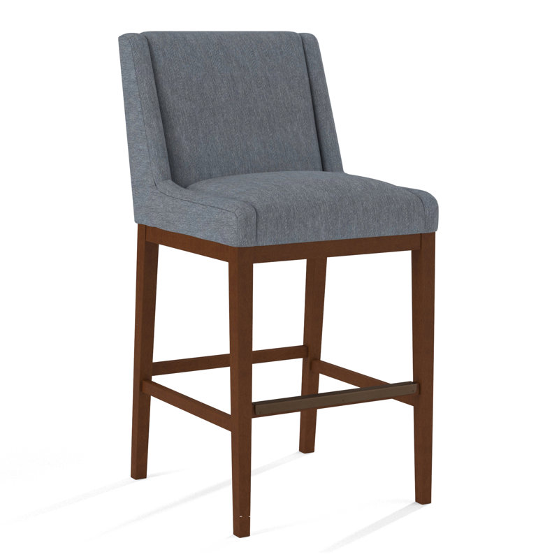 Upholstered Stool, 61558-61, English Saddle
