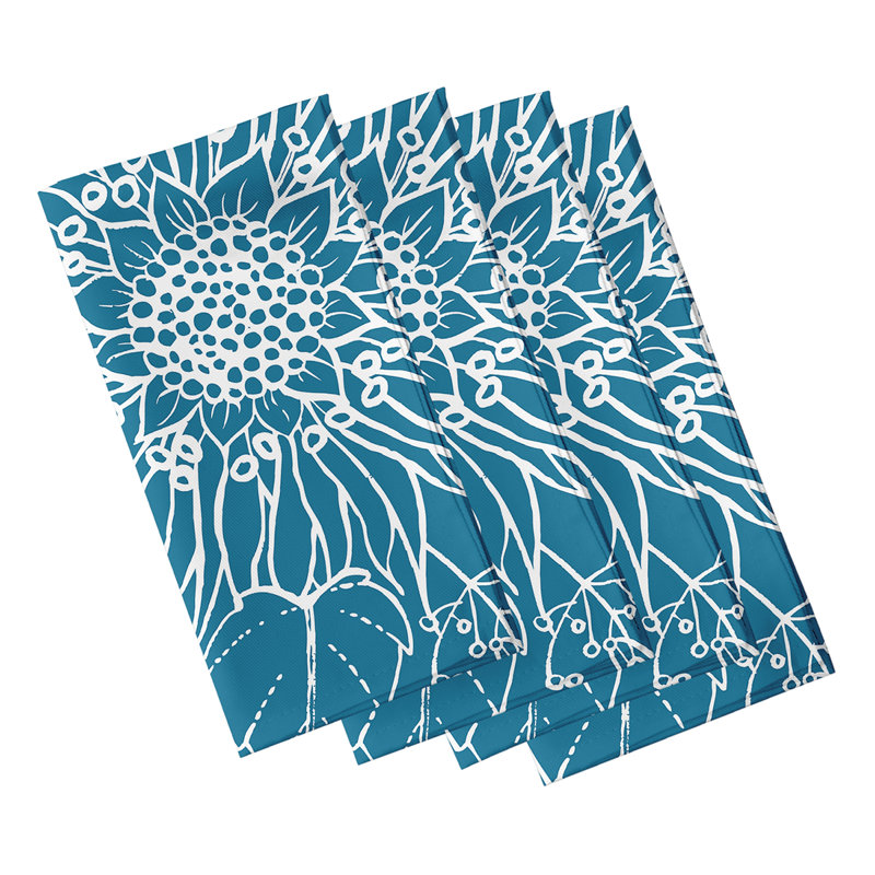 Ensemble de serviettes 4 pièces Marlow, Bleu