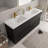 72" Freestanding Double Bathroom Vanity Modern Style Vanity with Integrated Solid Surface Countertop and 2 Sinks, 4 Soft Close Drawers-1742674476