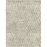 Rippling Hand Knotted Abstract Area Rug in Tin