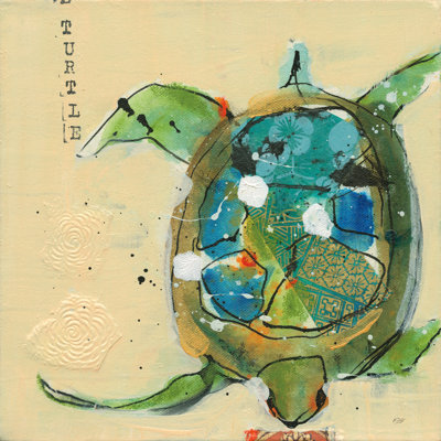 " Chentes Turtle " by Kellie Day Painting Print