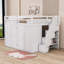 Lit mezzanine double avec tiroirs Jebidiah Kids-1540473649