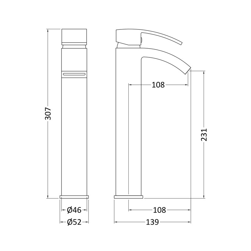 Emrich Basin Mixer