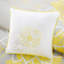 King Comforter In Taupe Grey/Yellow, 200Tc Cotton With Embroidered Details 180Tc Cross Weave And Pillows