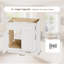 Armoire de cuisine, bois massif-1005204129