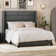 Norine Tufted Wingback Upholstered Bed Frame