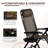 Zero Gravity Rocking Chair Outdoor Brown, Foldable Reclining With Pillow & Cup/phone Holder - Steel, Breathable Fabric, Bungee Suspended Relaxing Seat Pillow, Cup Phone Holder, Brown
