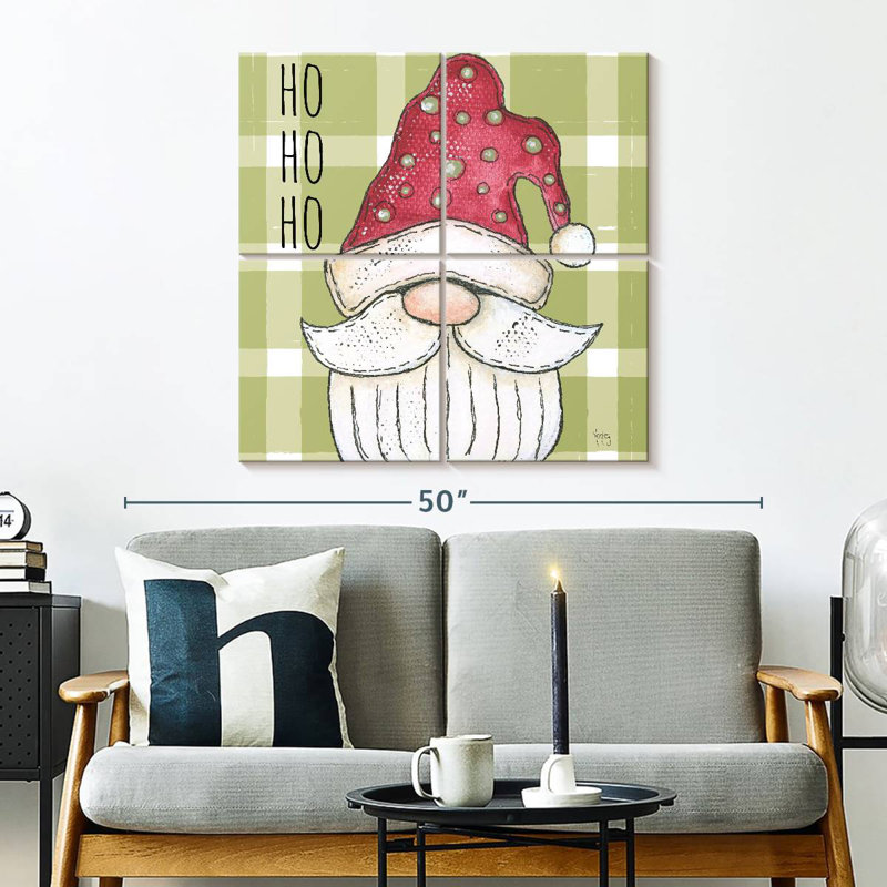 Lelend Santa Gnome, 32'' H x 32'' W