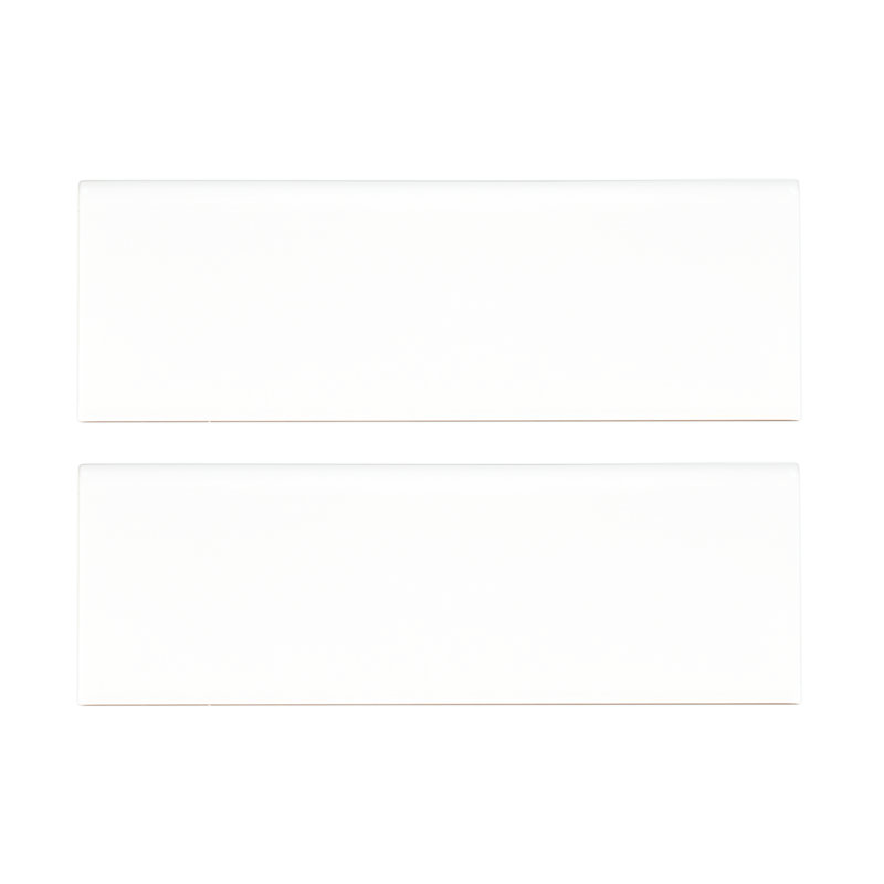 Metro 12'' L x 4'' W Ceramic Bullnose Tile Trim