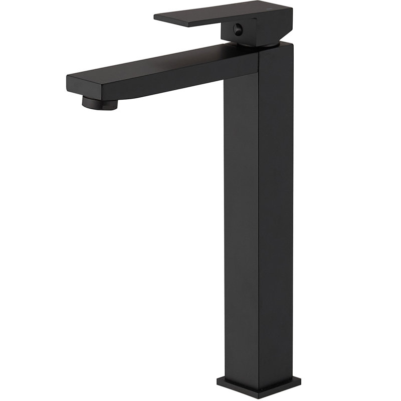 Single-Hole Single-handle Bathroom Faucet, Matte Black
