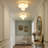 15" 5-Light Modern Sphere Globe Flush Mount