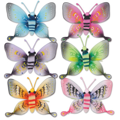 Papillons majestueux, 5 po, paquet de 12