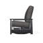 Chaise berçante pivotante cachée en polymère Leeward-98358832-99346744