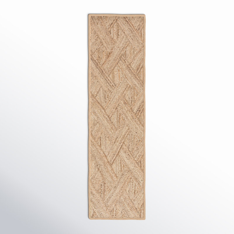 Dawes Natural Trellis Beige Area Rug (5'X8'), Runner 2'6" x 9'