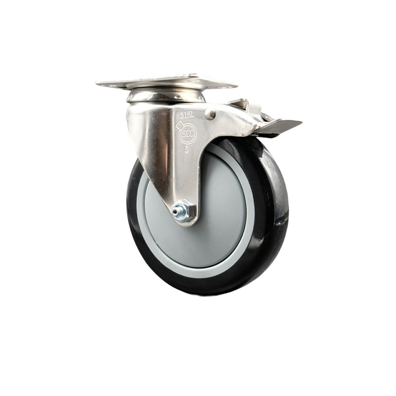 Polyurethane Casters, Black