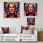 «Colorful Native American Man I», impression sur toile-1434366957-1434366958