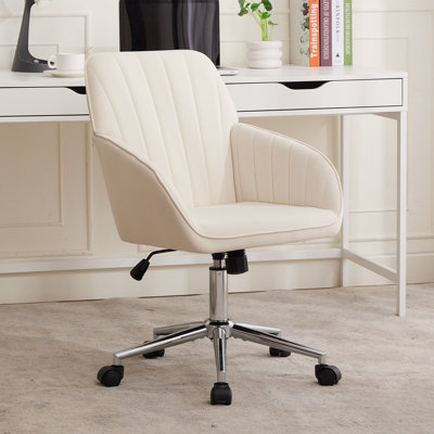 Adjustable Office Chair, Home Bedroom, Swivel Chairrest Seat, Comfortable For Long Sitting