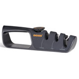 Deiss Pro Knife Sharpener With Adjustable Angle Knob, Non-slip Grip For Kitchen Knives & Scissors
