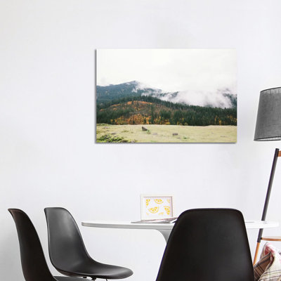 Mountains, Portland, Oregon by Lovelylittlehomeco - Gallery-Wrapped Canvas Giclée on Canvas