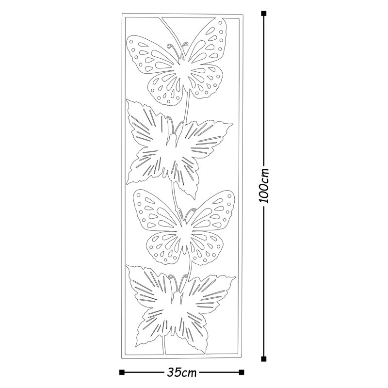 Animals Wall Decor on Metal