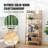 4-Tier Bamboo Ladder Shelf for Elegant Home Storage
