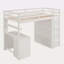 Lit mezzanine simple avec tiroirs, bureau et garde-robe-781409615