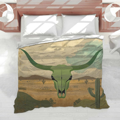 Édredon Green Bull Skull