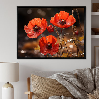 Champ de coquelicots rouges II - impression