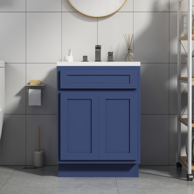 24 " Freestanding Standard Single Bathroom Vanity Base