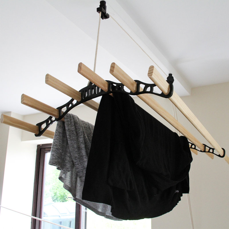 Ceiling Pulley Drying Rack, 56cm H x 200cm W