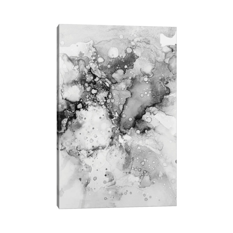 Black And White Carnival by LouLouArtStudio - Wrapped Canvas Painting, 20.32 cm H x 30.48 cm W