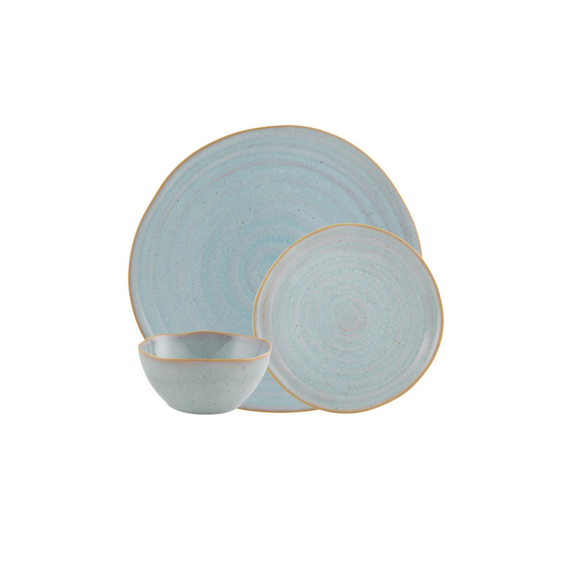 Gemstone Moonstone Stoneware Dinnerware Set
