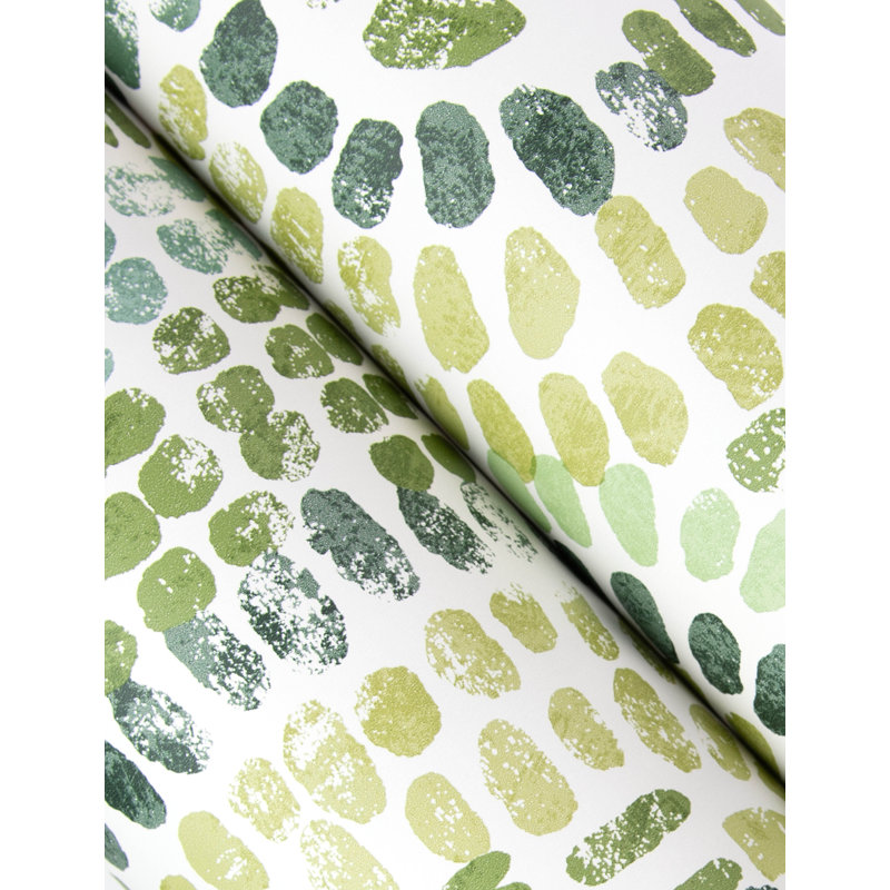Papier peint Wanderer Blueberry Mosiac, Vert