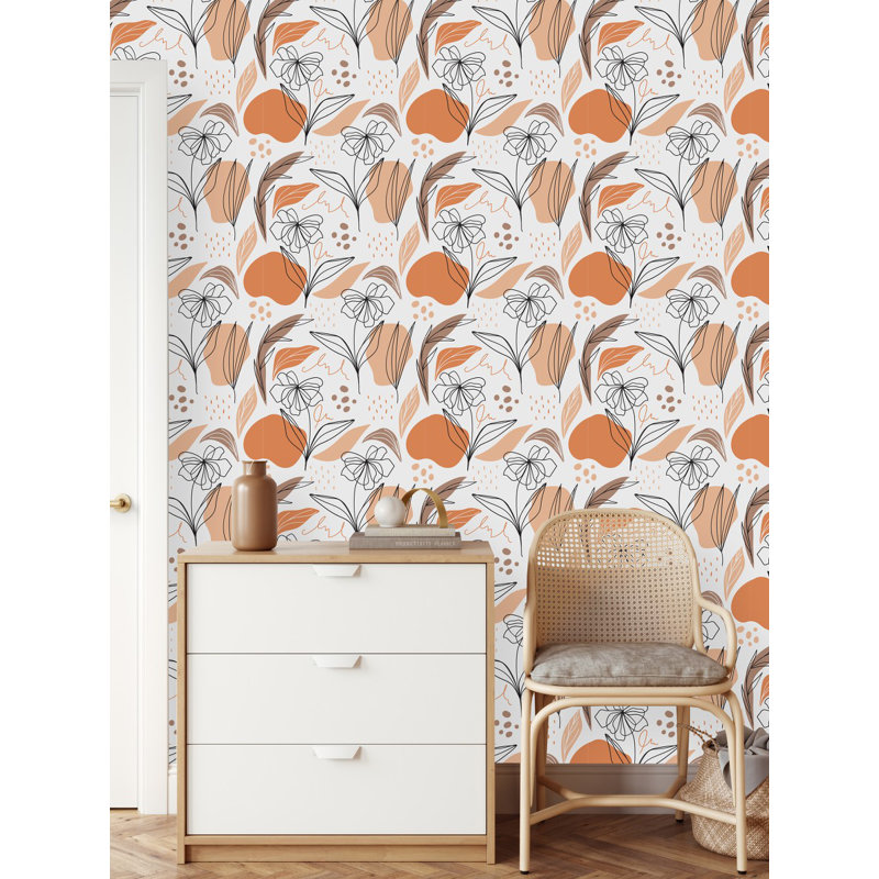 Panneau de papier peint adhésif L 18,75 pi x l 25 po Contour