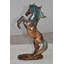 Statue de petit cheval d'élevage en résine Bania, taille: 8 po x 3 po x H 13 po