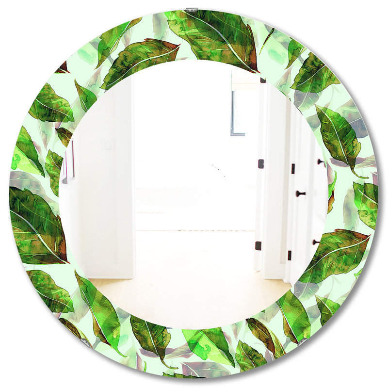 Miroir mural Tropical Mood Foliage 10, H 31,5 po x l po