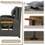 120cm Wide Straight Steel Patio Daybed