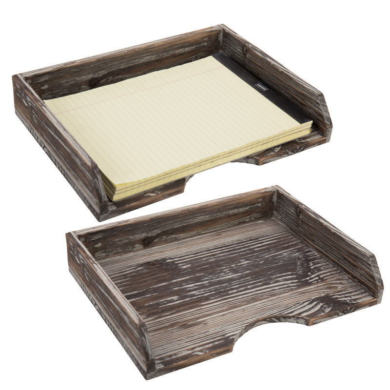 Cyrine 2 Tier Desktop Stackable Paper Tray