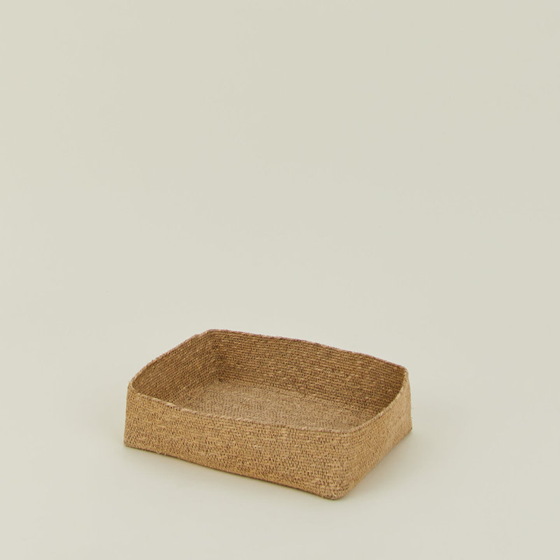 Panier Hawkins New York Seagrass - Plateau à lettres, Naturel