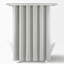 Jamaury Cotton Blend Striped Shower Curtain-249870998