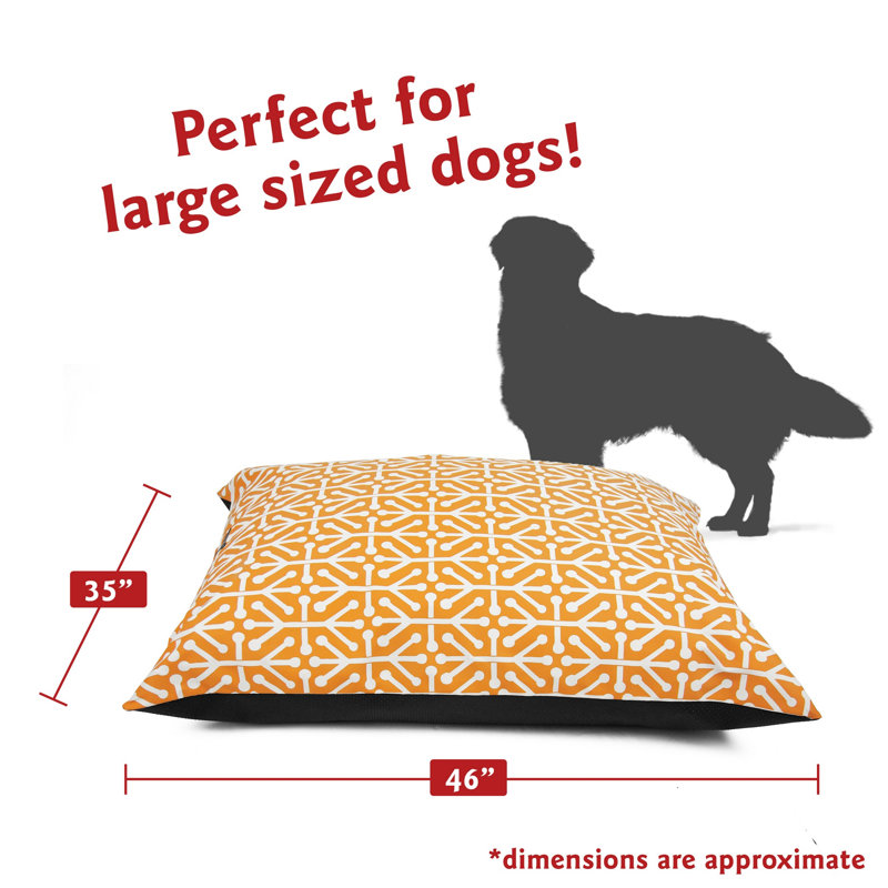 Aruba Super Value PIllow, Jaune, Grand (l 46 po x P 35 po x H 7 po)