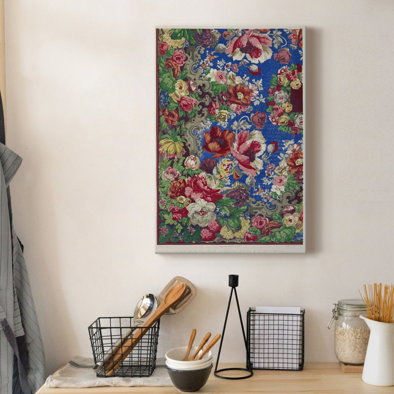 " Block Printed Table Cover ", 60" H x 40" W x 1" D